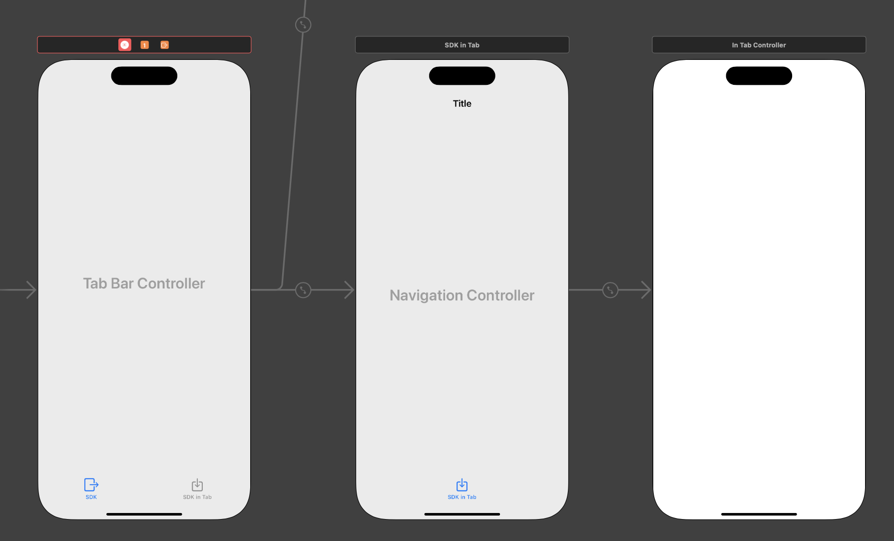 UITabBarController in a storyboard
